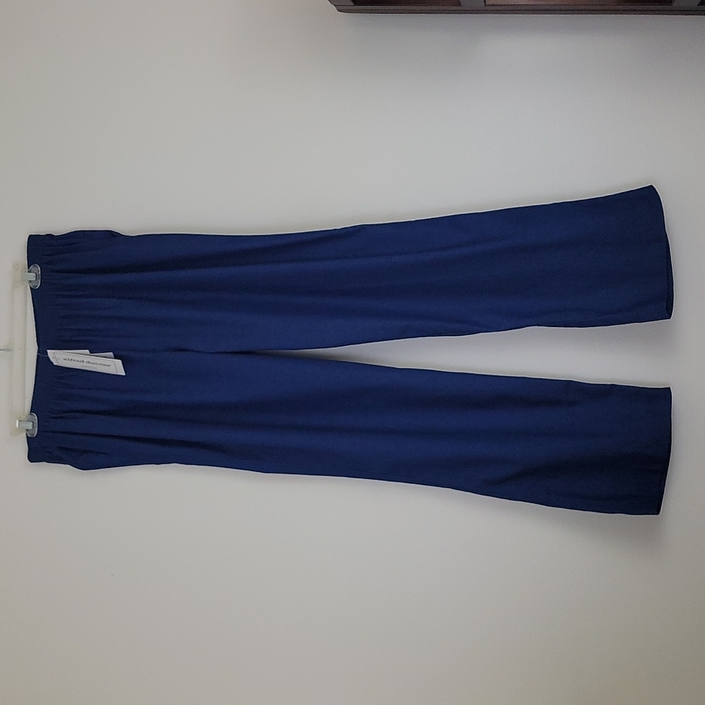 NWT Alfred Dunner Blue Denim Elastic High Waist Pants 18
